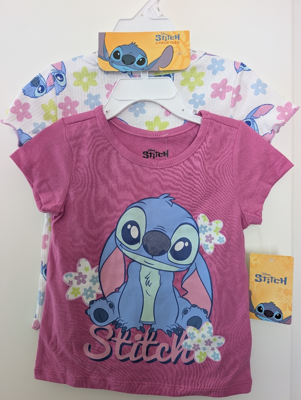 Stitch 2 sets of shirts